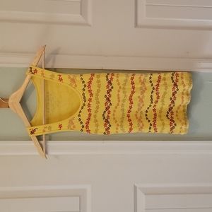 ARIZONA Jeans Co. YELLOW floral tank